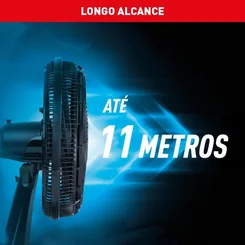 Ventilador de Coluna Arno X-Treme 7 40cm 7 Pás 150W Preto 127V - AP / MT