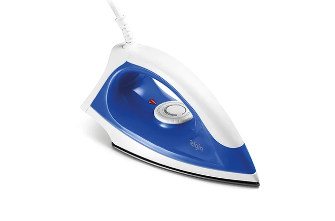 Ferro Iron Force II 127V Branco/Azul - ELGIN