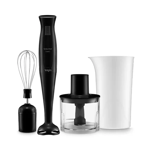 Mixer Turbo Chef 3 em 1 500W 127V Preto M-14 - Elgin
