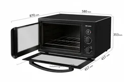 Forno Elétrico MFB50B Preto 127V - Mueller