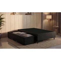Conjunto Colchão SonoPromax C/Base Gaveta 063X098X198 Cinza - Gazin