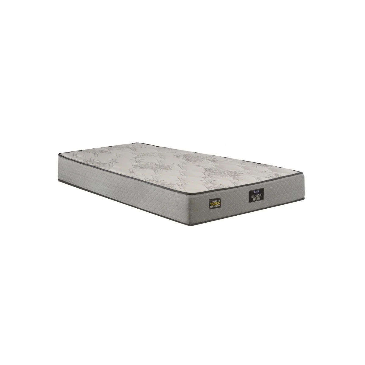 Conjunto Colchão SonoPromax C/Base Gaveta 063X098X198 Cinza - Gazin