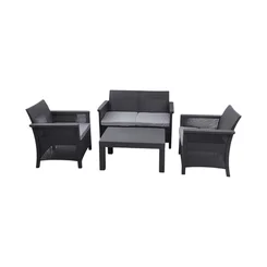 Sofá De Terraço De 4 Peças 854-SS04G CHARCOAL - BZ / IMP
