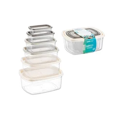 Conjunto de 6 Recipientes para Alimentos - BZ/IMP