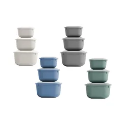 Conjunto de 3 Recipientes para Alimentos - BZ/IMP