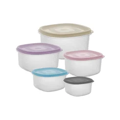 Conjunto de 5 Recipientes para Alimentos - BZ/IMP
