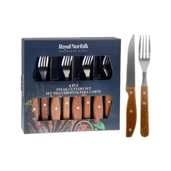 Conjunto De Faca E Garfo 8 Peças  716-05552 - BZ / IMP