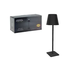 Luminária de Mesa Recarregável 10x37cm - BZ/IMP