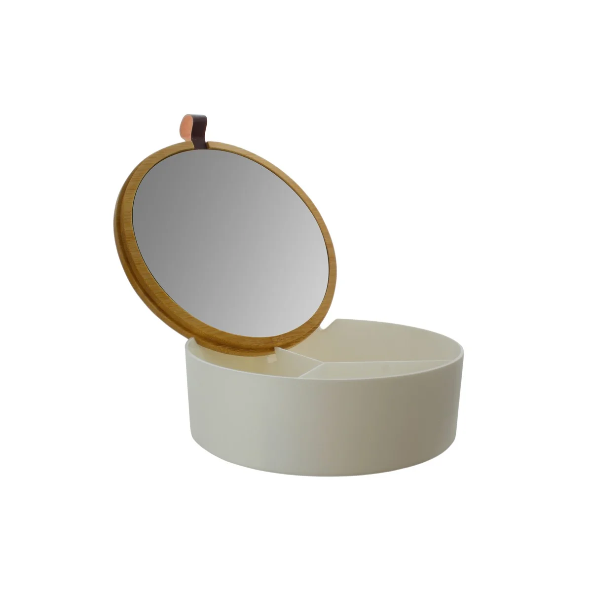 Caixa de Joias com Espelho 14x14x5cm - BZ/IMP