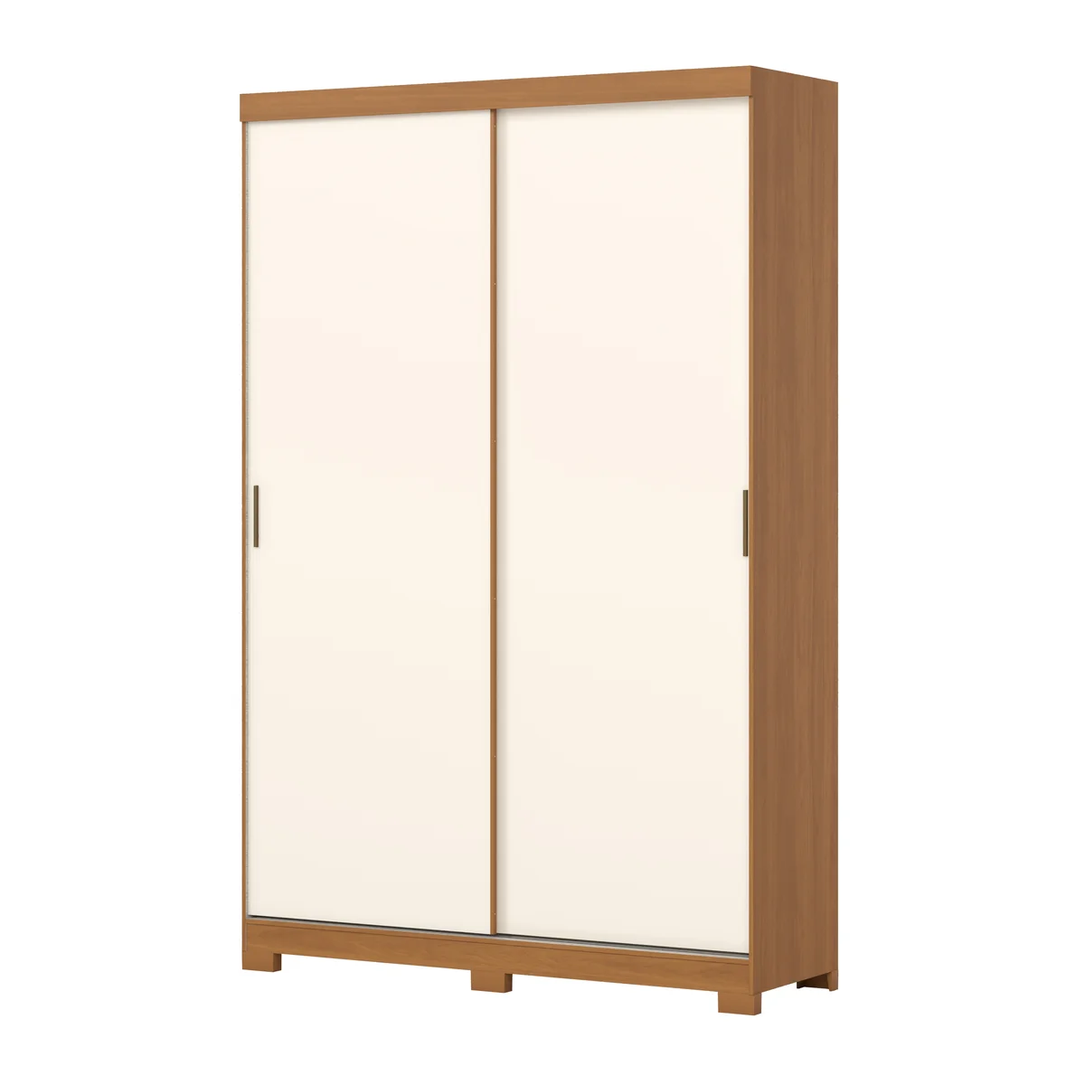 Roupeiro Lucca 2 Portas Deslizantes Cinamomo/Off White/Avelã D348-226 - Henn