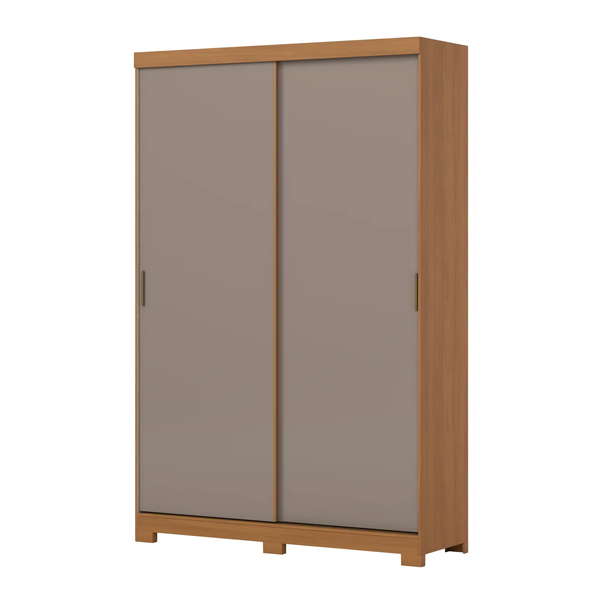 Roupeiro Lucca 2 Portas Deslizantes Cinamomo/Off White/Avelã D348-226 - Henn