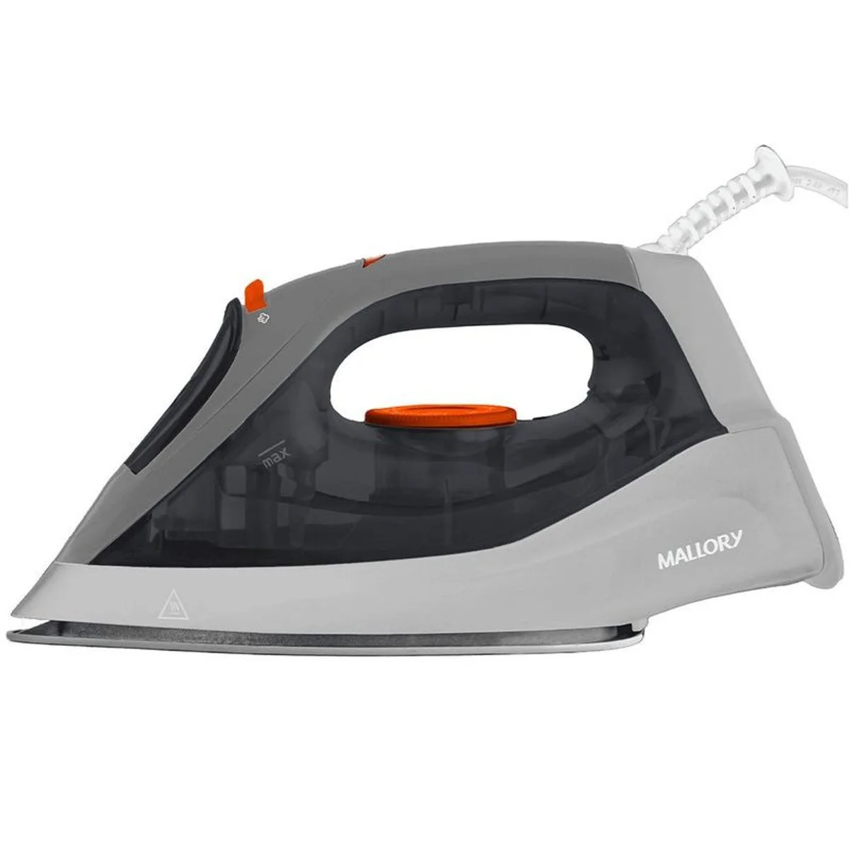 Ferro a Vapor e a Seco Jupiter Maxx 127V Cinza e Branco - Mallory