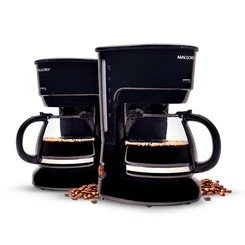 Cafeteira Elétrica Aroma Plus 18x 18 Xícaras 127V Preto - Mallory