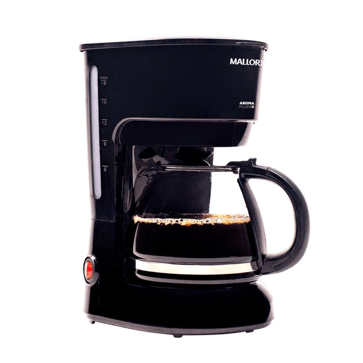 Cafeteira Elétrica Aroma Plus 18x 18 Xícaras 127V Preto - Mallory