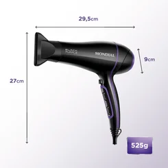 Secador de Cabelo SCN-01 127V 2000W Preto - Mondial