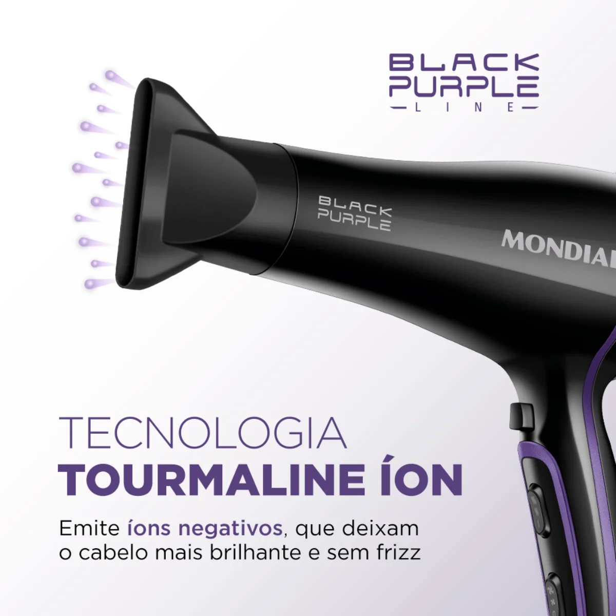 Secador de Cabelo SCN-01 127V 2000W Preto - Mondial
