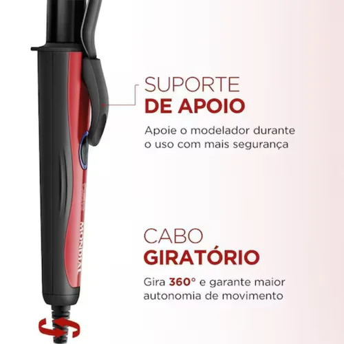 Modelador De Cachos EM-12 Bivolt Preto - Mondial