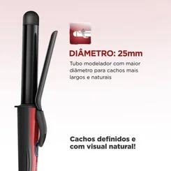 Modelador De Cachos EM-12 Bivolt Preto - Mondial