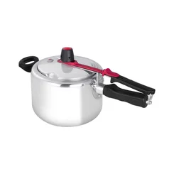 Panela de Pressão Clock Original 4,5L Alumínio Polida Fechamento Interno - AP / MT