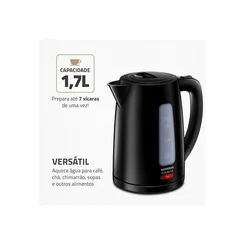 Chaleira Elétrica Mondial Pratic Hot CE-17 1,7L Preto 127V - AP / MT