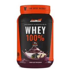 Whey 100% New Millen Açaí com Banana 900g Pouch - AP / MT