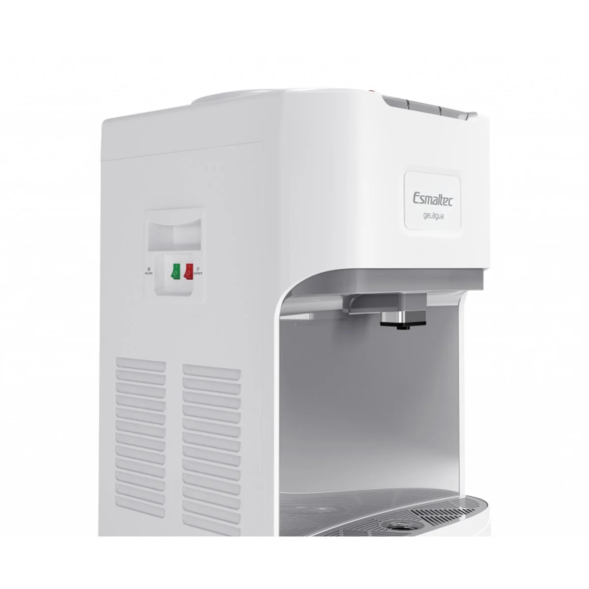 Bebedouro de Coluna Esmaltec EGCQF ER Branco 127V com Espaço Refrigerado - AP / MT