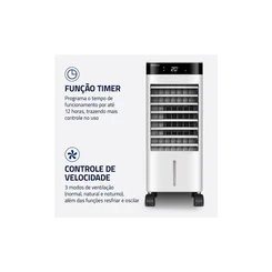 Climatizador de Ar Mondial Fresh Air CL-07L 7L 90W 127V Branco - AP / MT