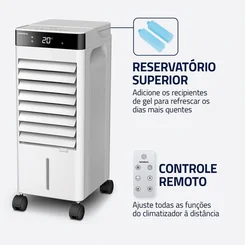 Climatizador de Ar Mondial Fresh Air CL-07L 7L 90W 127V Branco - AP / MT