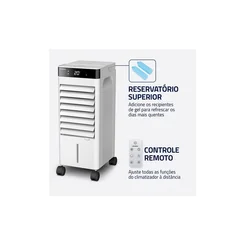 Climatizador de Ar Mondial Fresh Air CL-07L 7L 90W 127V Branco - AP / MT