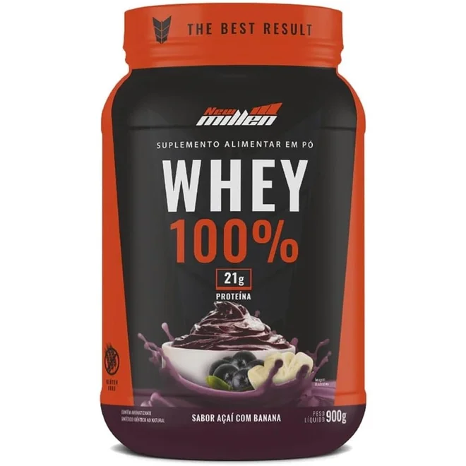 WHEY 100 ACAI C/BANANA 900G POTE-1090 LOTEOF004422 - AP / MT