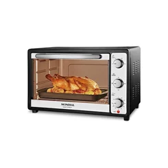 Forno Elétrico Mondial Grand Family II 52L FRN-52-B Preto/Inox 127V - AP / MT