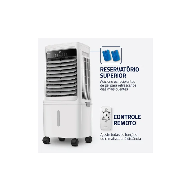 Climatizador de Ar Mondial Wind Turbo CL-25L 25 Litros 150W 127V - AP / MT