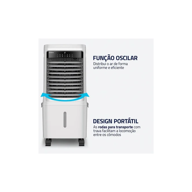 Climatizador de Ar Mondial Wind Turbo CL-25L 25 Litros 150W 127V - AP / MT