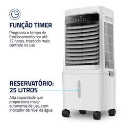 Climatizador de Ar Mondial Wind Turbo CL-25L 25 Litros 150W 127V - AP / MT