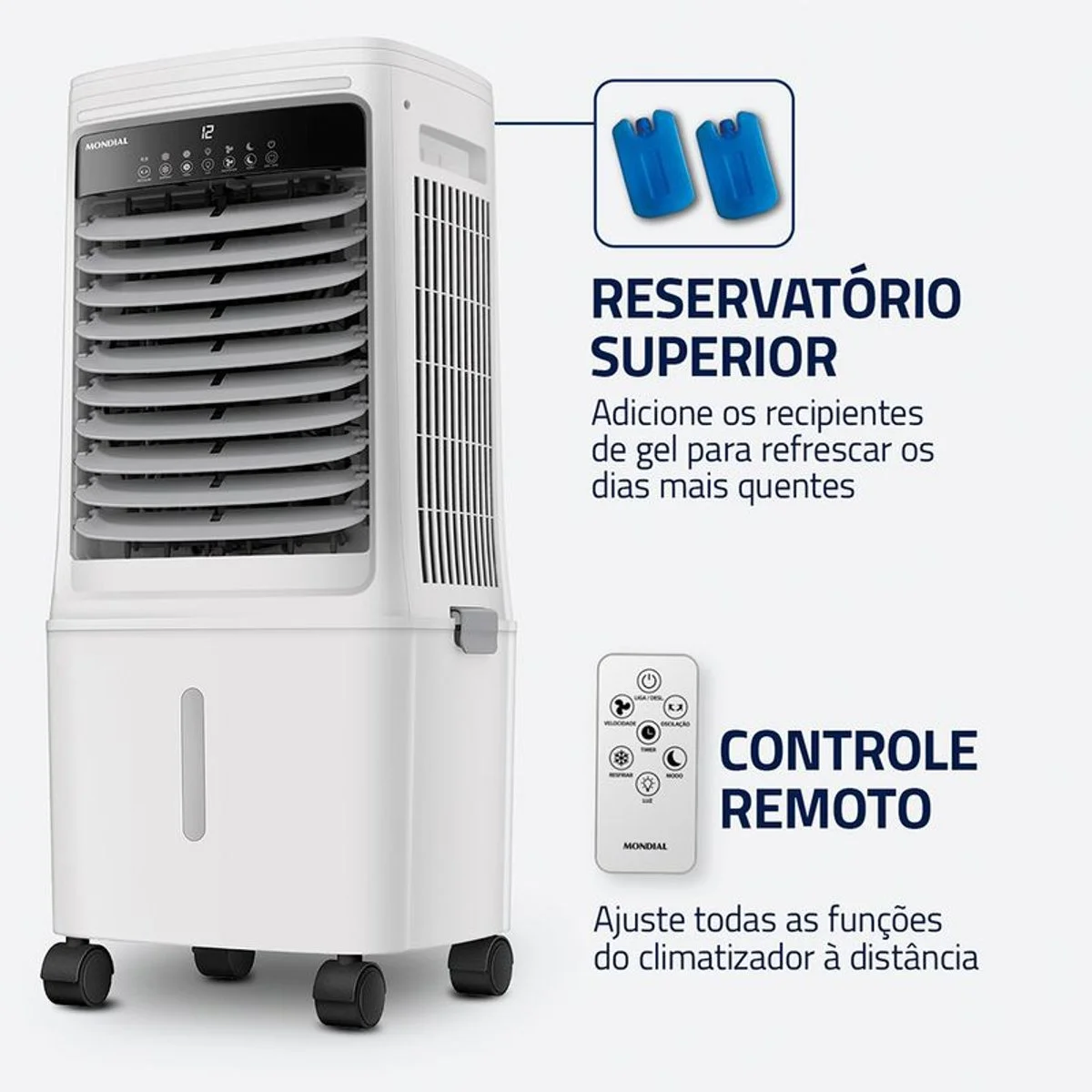 Climatizador de Ar Mondial Wind Turbo CL-25L 25 Litros 150W 127V - AP / MT
