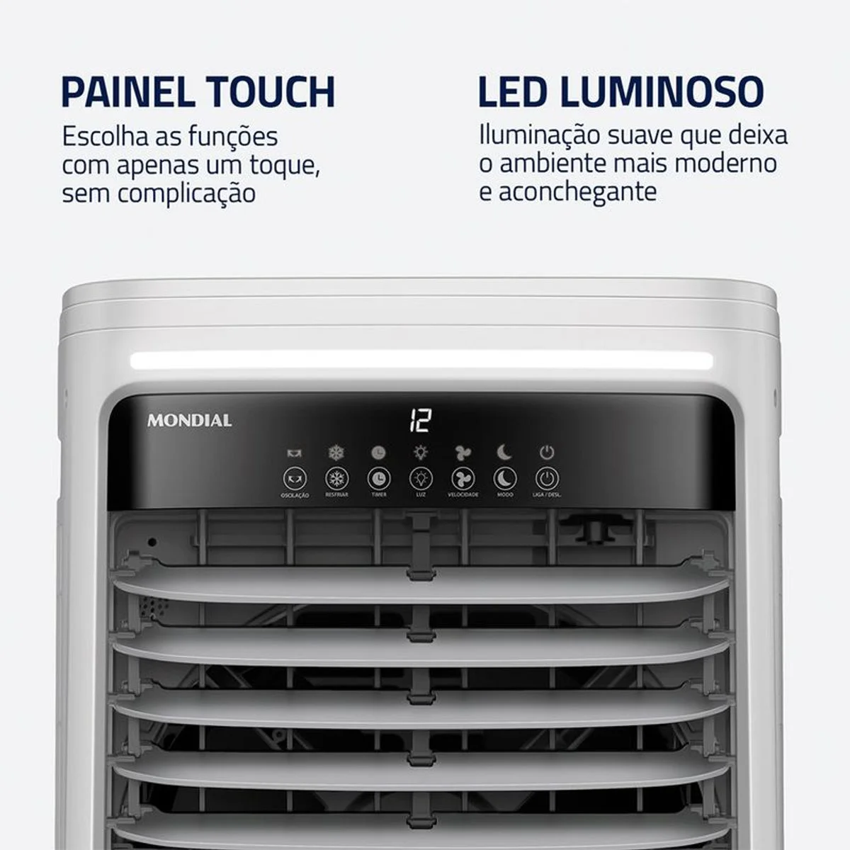 Climatizador de Ar Mondial Wind Turbo CL-25L 25 Litros 150W 127V - AP / MT