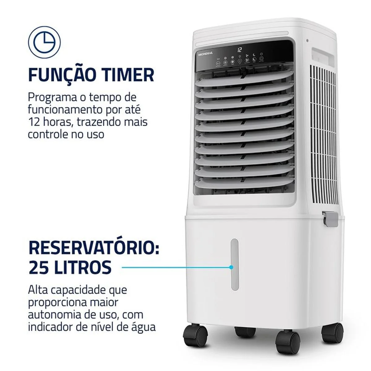 Climatizador de Ar Mondial Wind Turbo CL-25L 25 Litros 150W 127V - AP / MT