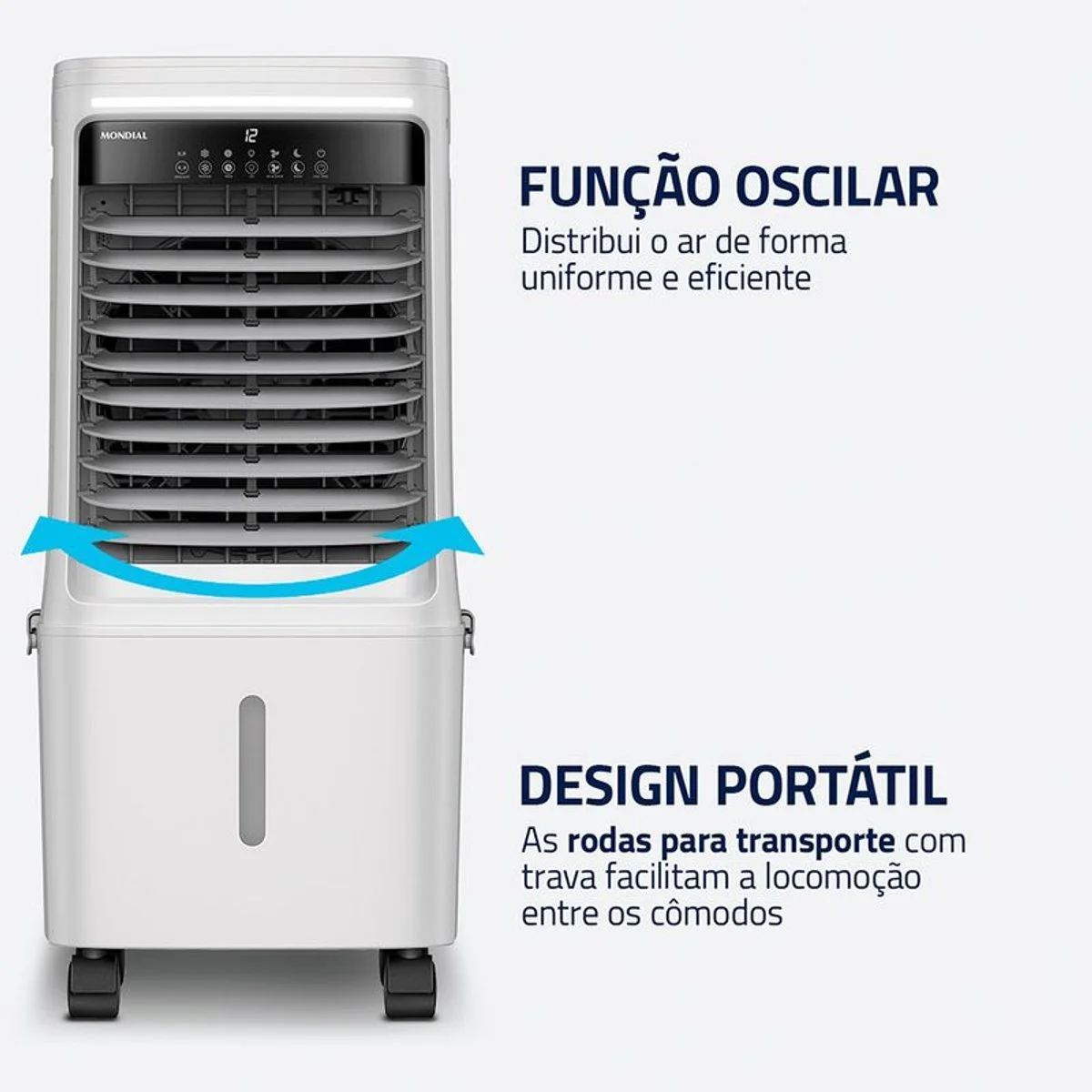 Climatizador de Ar Mondial Wind Turbo CL-25L 25 Litros 150W 127V - AP / MT
