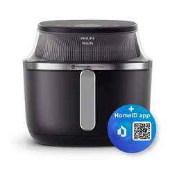 Airfryer Philips Walita Série 3000 XL 7,2L Digital com Visor Preto NA341/00 - AP / MT
