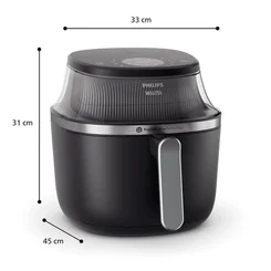 Airfryer Philips Walita Série 3000 XL 7,2L Digital com Visor Preto NA341/00 - AP / MT
