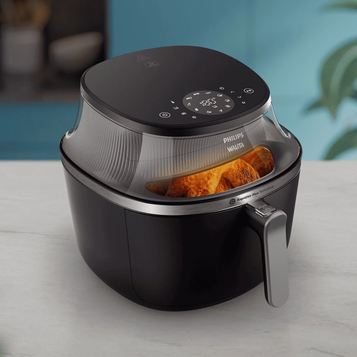 Airfryer Philips Walita Série 3000 XL 7,2L Digital com Visor Preto NA341/00 - AP / MT