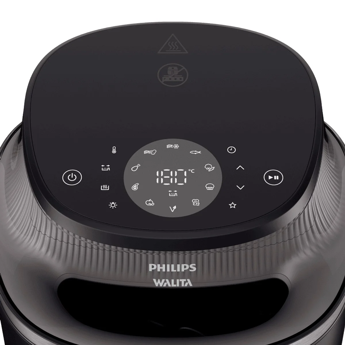 Airfryer Philips Walita Série 3000 XL 7,2L Digital com Visor Preto NA341/00 - AP / MT