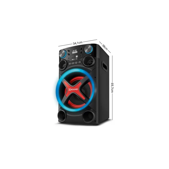 Torre de Som Mondial TM-1200 1200W RMS Bluetooth Luzes LED Bivolt - AP / MT