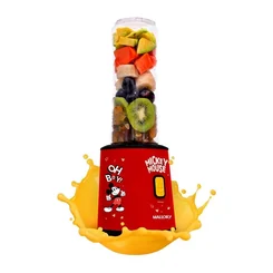 Liquidificador Individual Mallory Mickey Mouse 300W 2 Copos 400ml e 600ml 127V - AP / MT