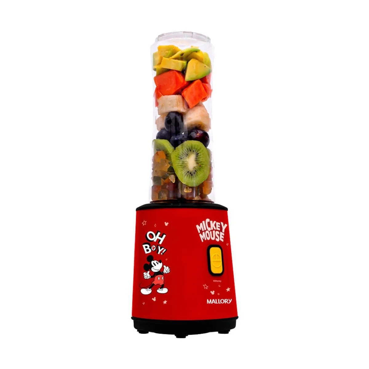 Liquidificador Individual Mallory Mickey Mouse 300W 2 Copos 400ml e 600ml 127V - AP / MT