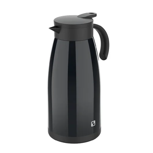 Bule Térmico Soprano Elegance 1,5L Inox com Gatilho Preto - AP / MT