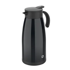 Bule Térmico Soprano Elegance 1,5L Inox com Gatilho Preto - AP / MT