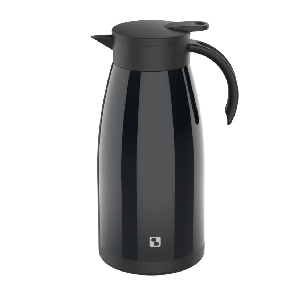 Bule Térmico Soprano Elegance 1,5L Inox com Gatilho Preto - AP / MT