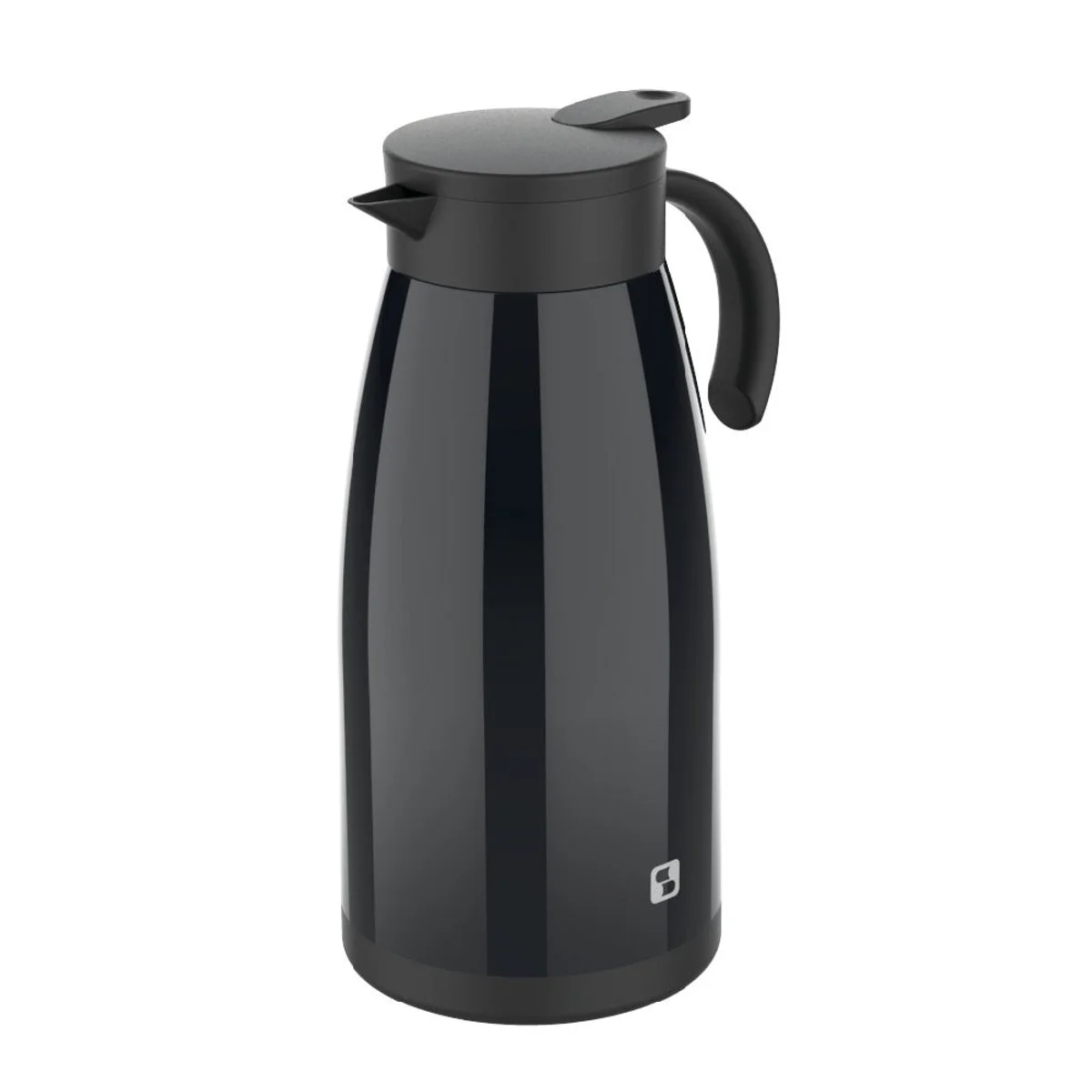 Bule Térmico Soprano Elegance 1,5L Inox com Gatilho Preto - AP / MT