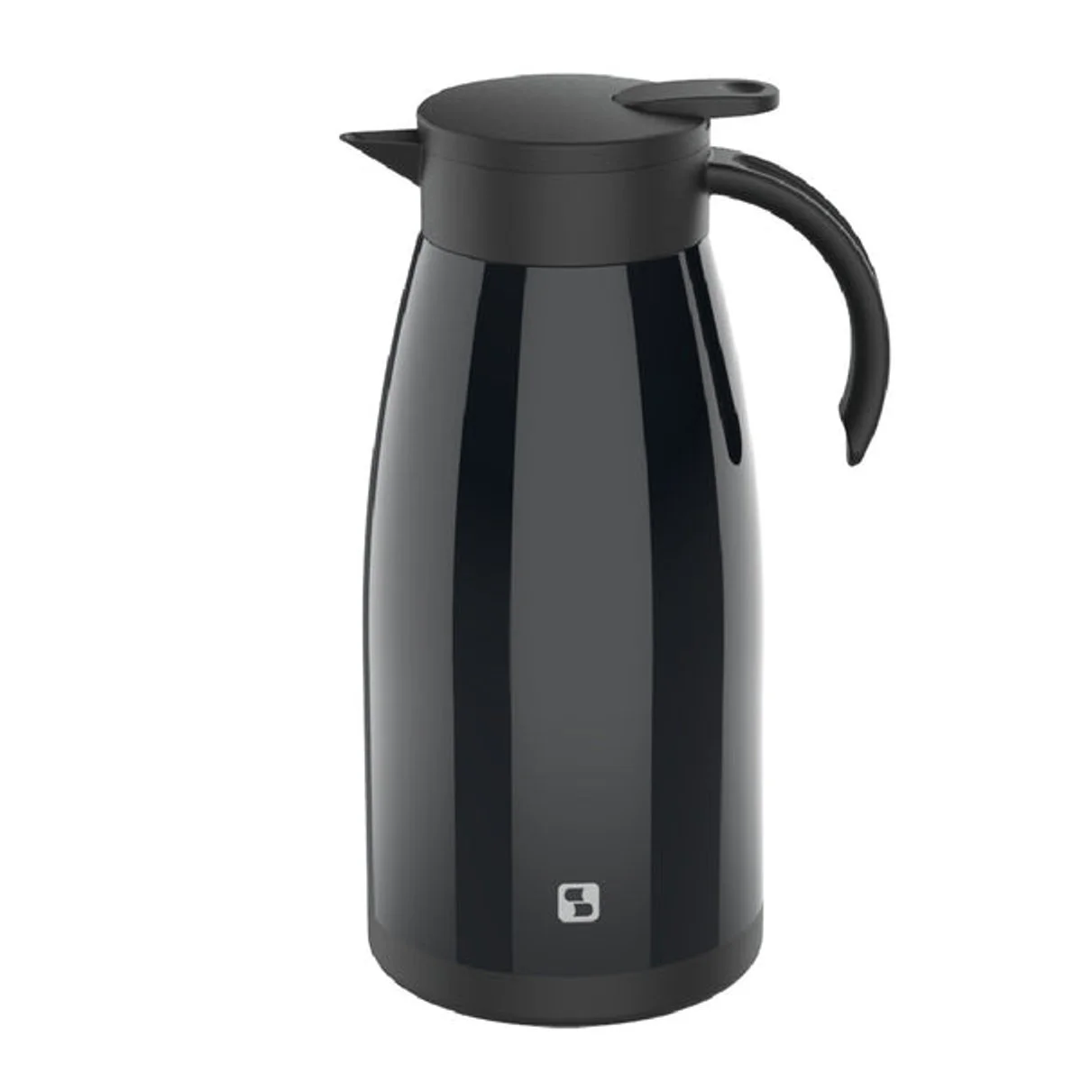 Bule Térmico Soprano Elegance 1,5L Inox com Gatilho Preto - AP / MT